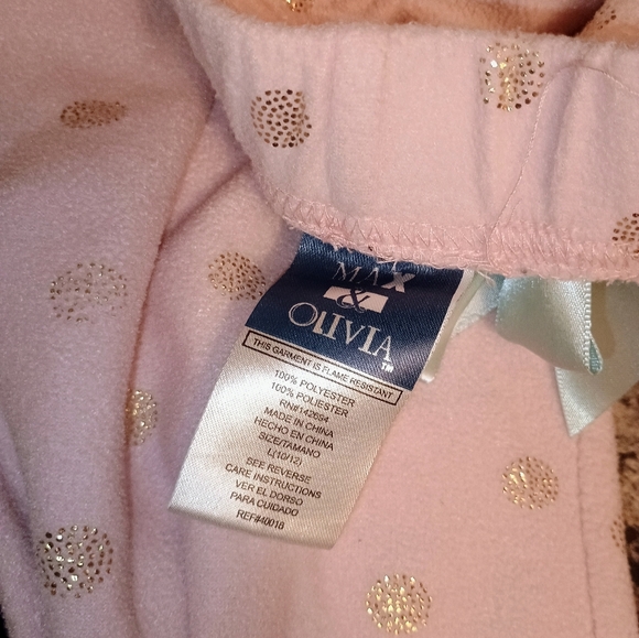 Kids Pajamas Set - Black and Pink - Picture 4 of 5
